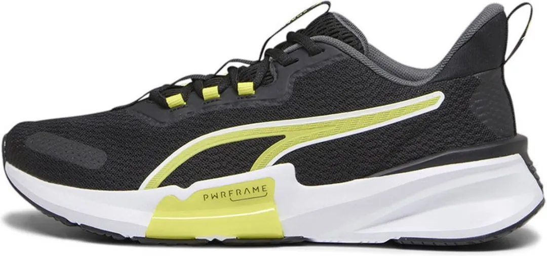 PUMA Pwrframe Tr 2 Schoenen - 39 - Indoor - Zwart/Geel - afbeelding 6 van 6