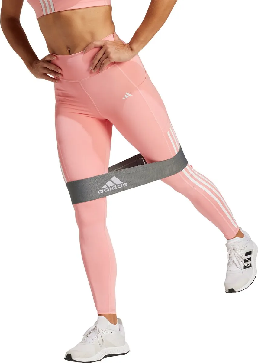 adidas Performance Optime 3-Stripes Lange Legging IZ2716 - XS - Roze