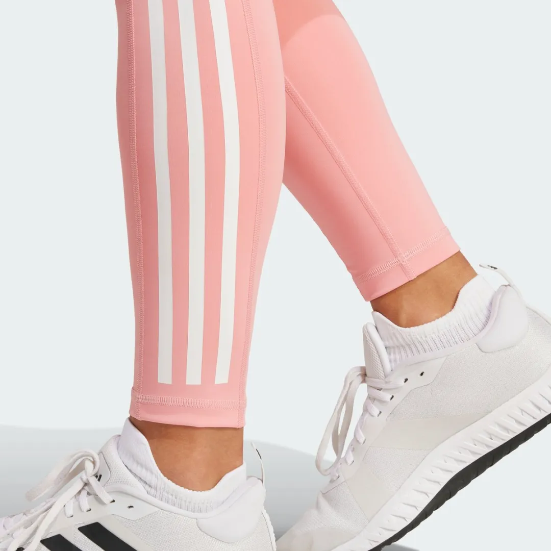 adidas Performance Optime 3-Stripes Lange Legging IZ2716 - XS - Roze