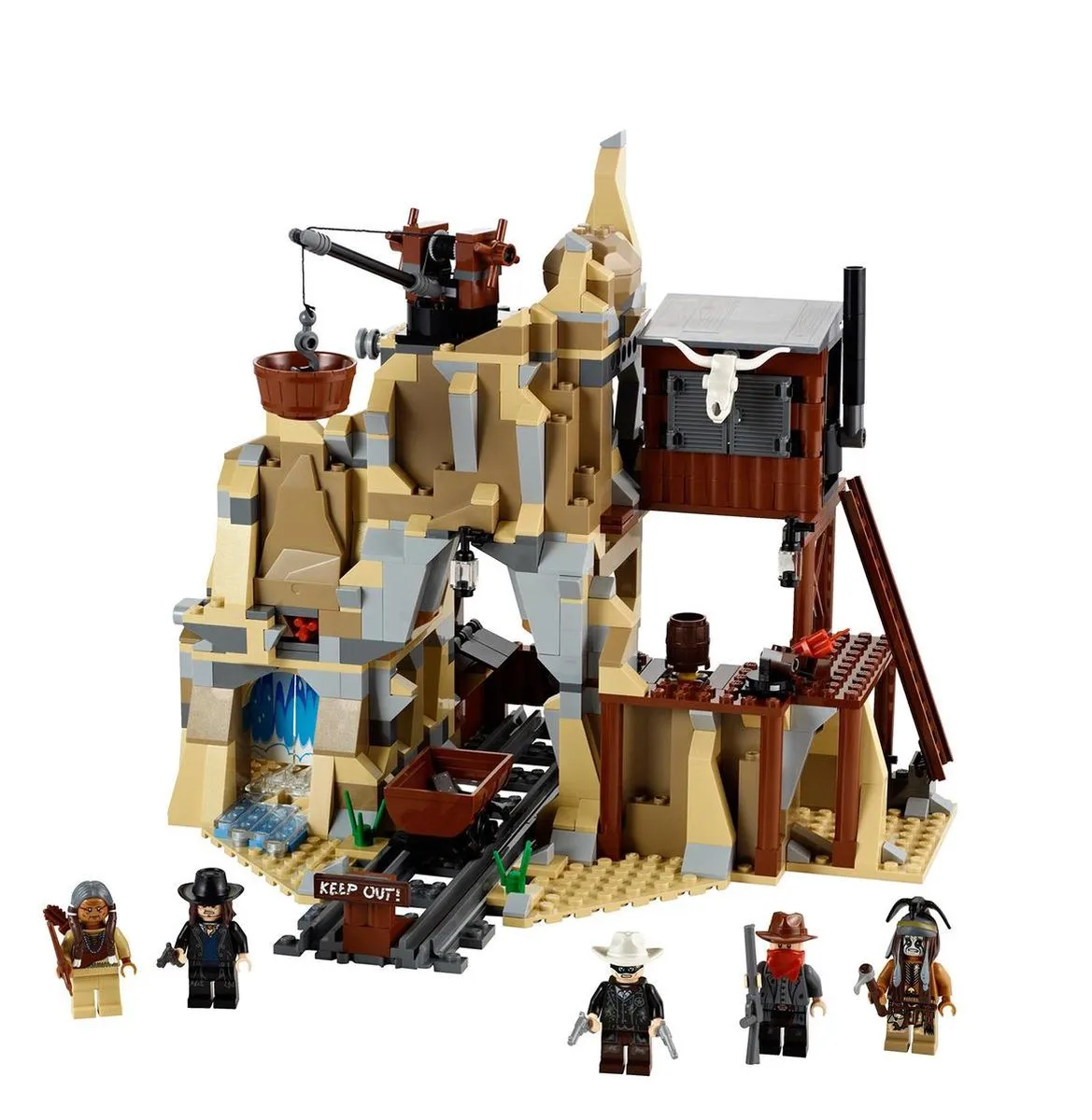 LEGO Lone Ranger Zilvermijn Vuurgevecht 79110 - 644 Stukken - afbeelding 2 van 2