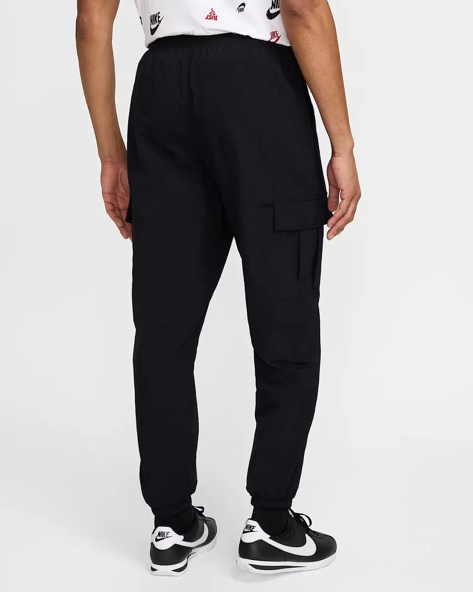 Nike Club Woven Cargo Pant HJ1990-010 - Heren Sportpantalon L - Zwart