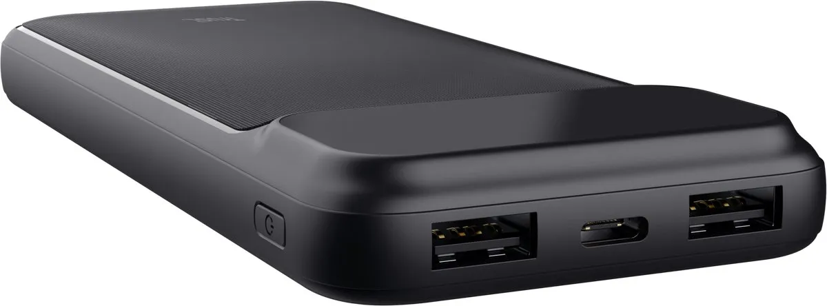 Trust Avala Powerbank 10000mAh 20W - 2x USB-A/USB-C - Zwart