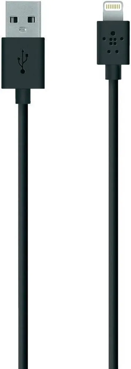 Belkin iPhone Lightning naar USB CAA001bt0MBK - 15cm - Zwart