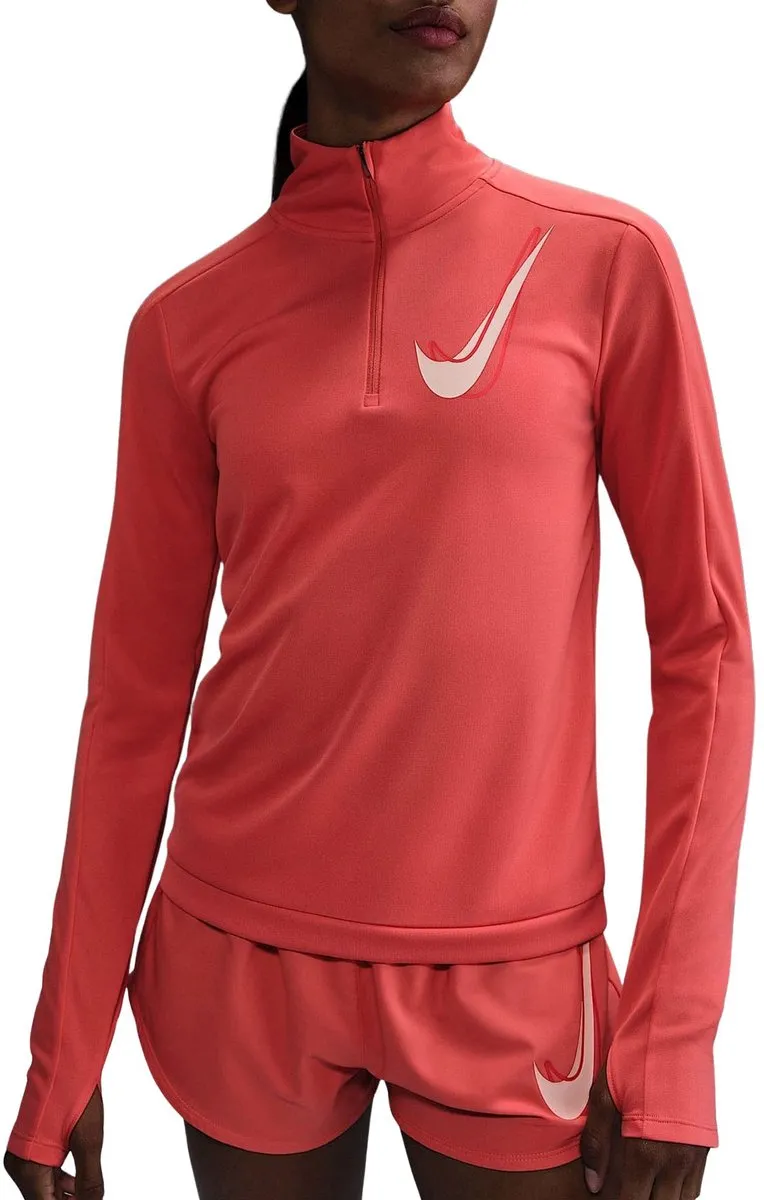 Nike Swoosh Dri-FIT Half Zip LS Hardloopshirt