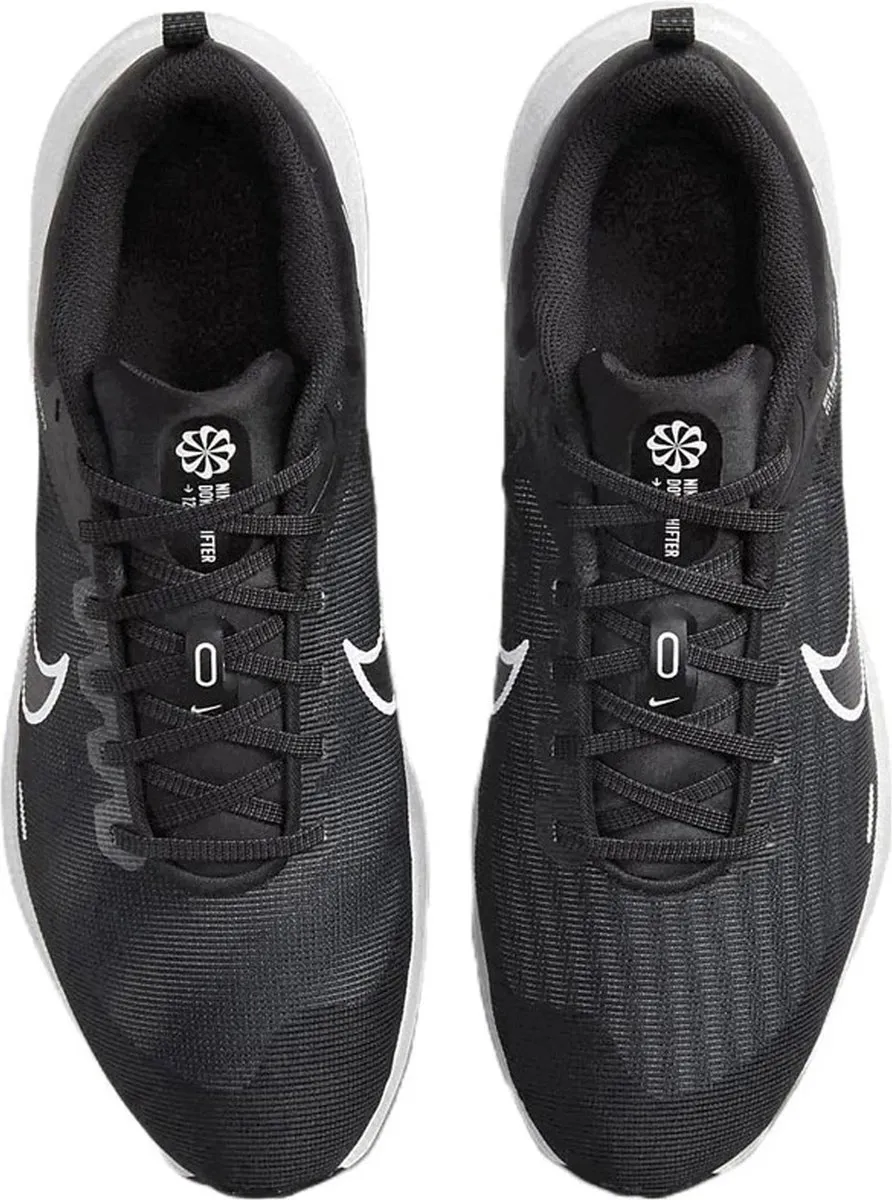 Nike Downshifter 12 Heren Sneakers 43 - Zwart/Wit/Grijs