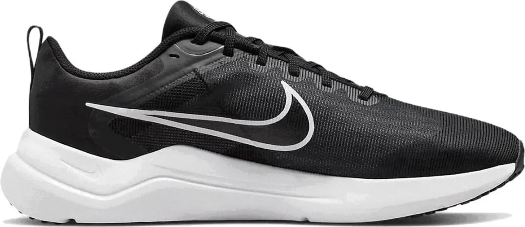 Nike Downshifter 12 Heren Sneakers 43 - Zwart/Wit/Grijs - afbeelding 6 van 6