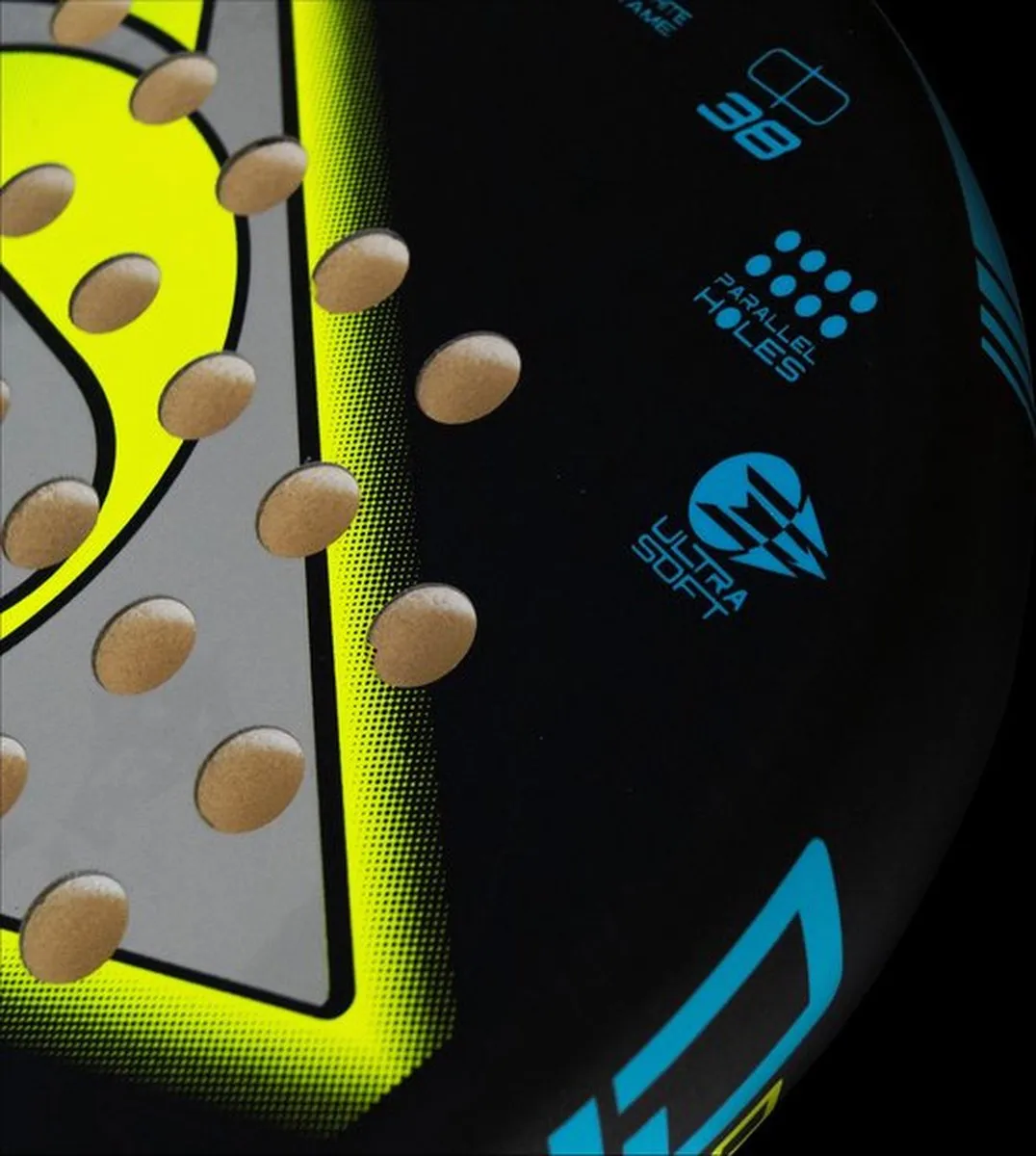 Dunlop Rapid Control Padelracket - Blauw/Geel/Zwart