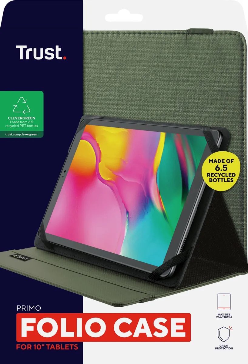 Trust Primo Tabletfolio 10 inch - Groen - 24498