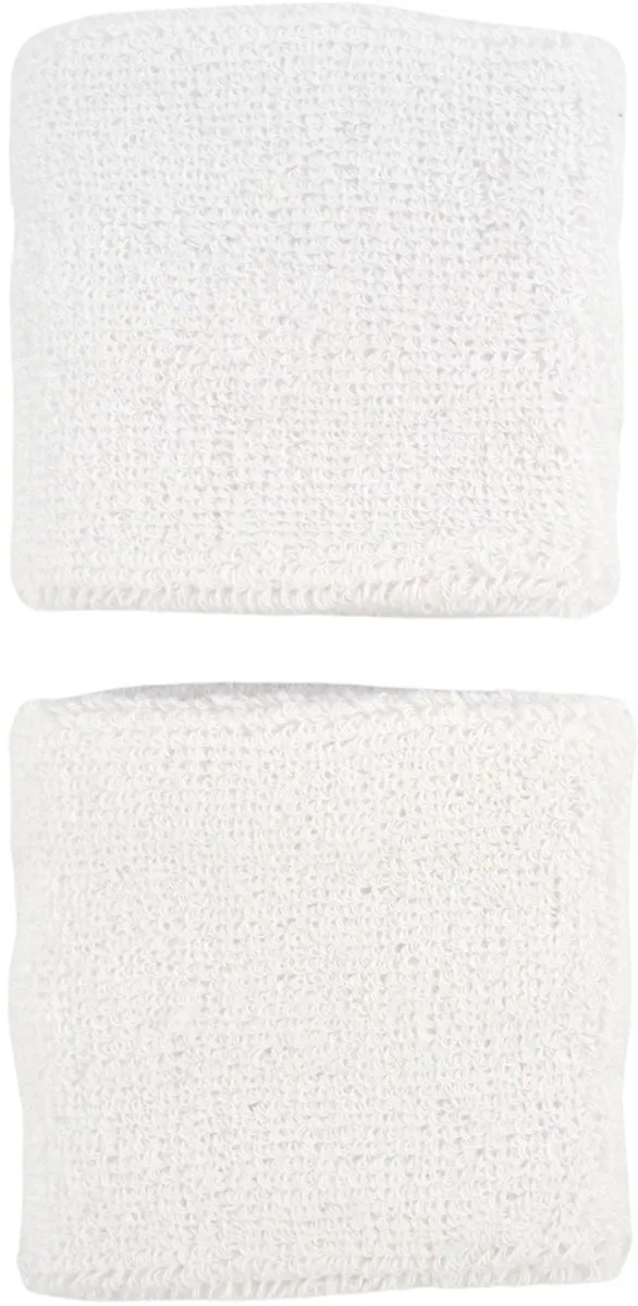 Nike Swoosh Classic 2-Pack Zweetbandjes - Wit