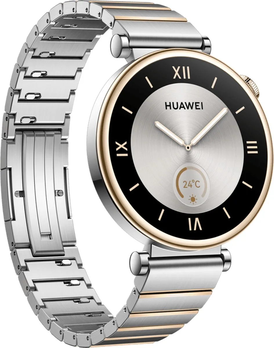 Huawei Watch GT 4 41mm - Zilver/Goud - 7 dagen batterij