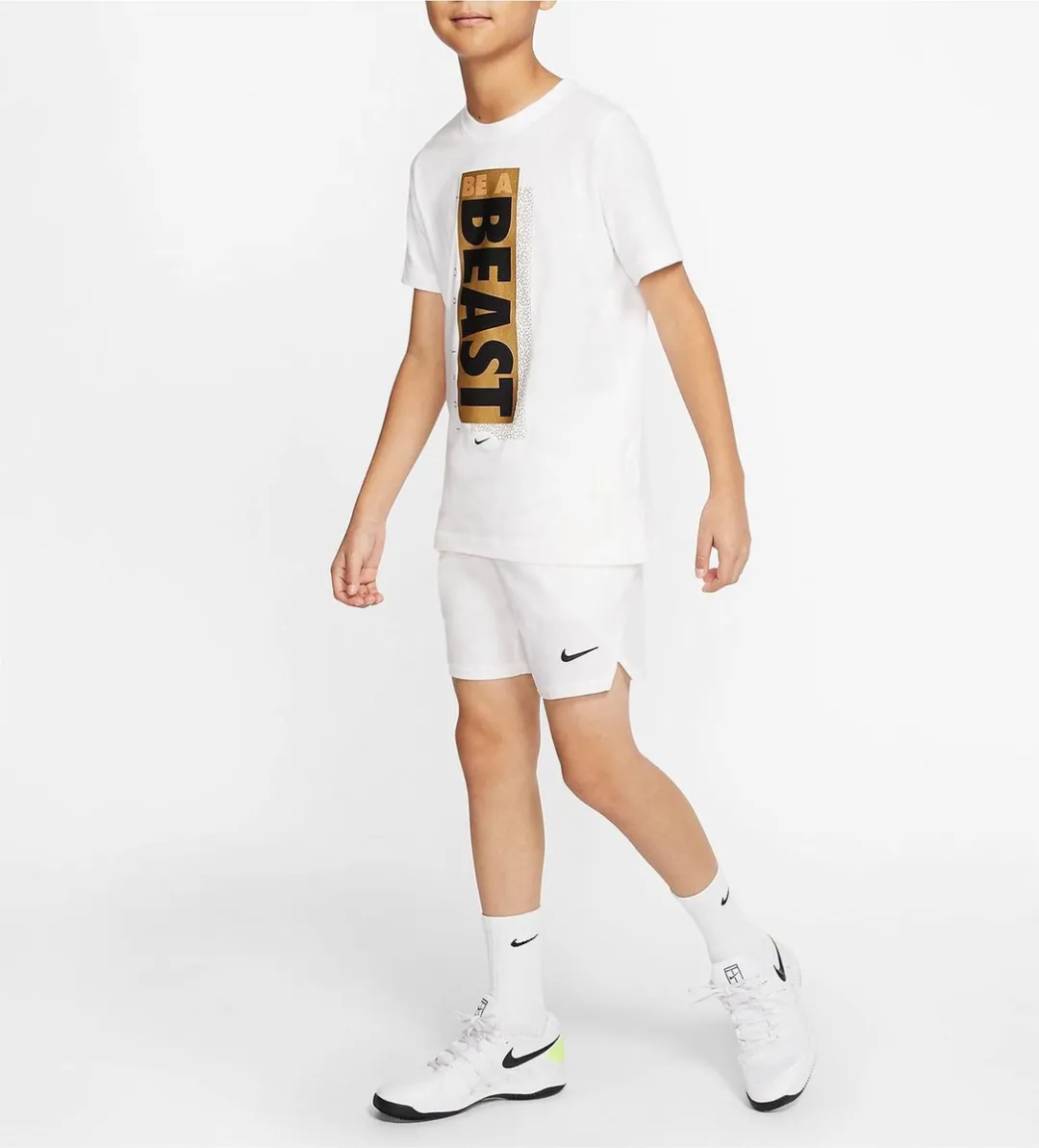 Nike Short Jongens XL - Wit/Zwart