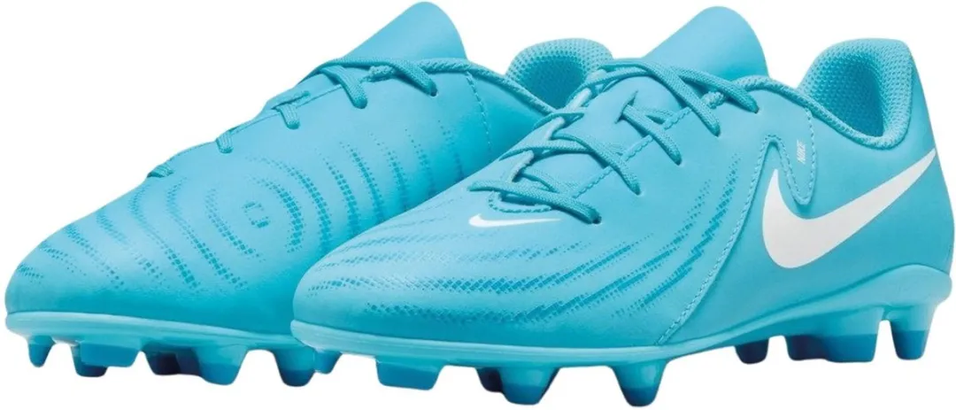Nike Phantom GX 2 FG/MG Voetbalschoenen 38.5 - Lichtblauw/Wit