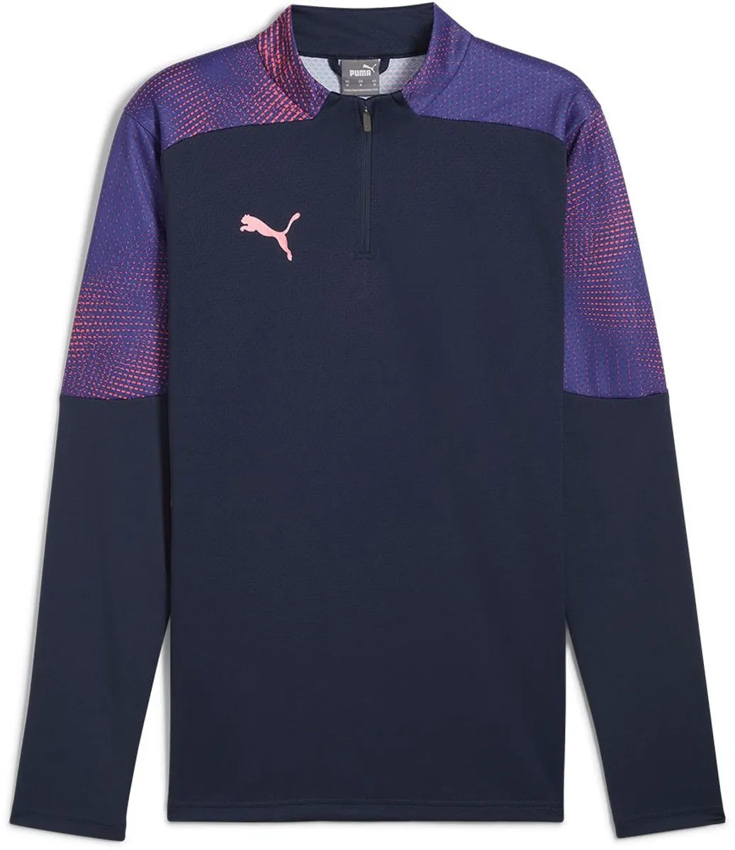 PUMA Final Sweatshirt - Halve Rits - XL - Paars