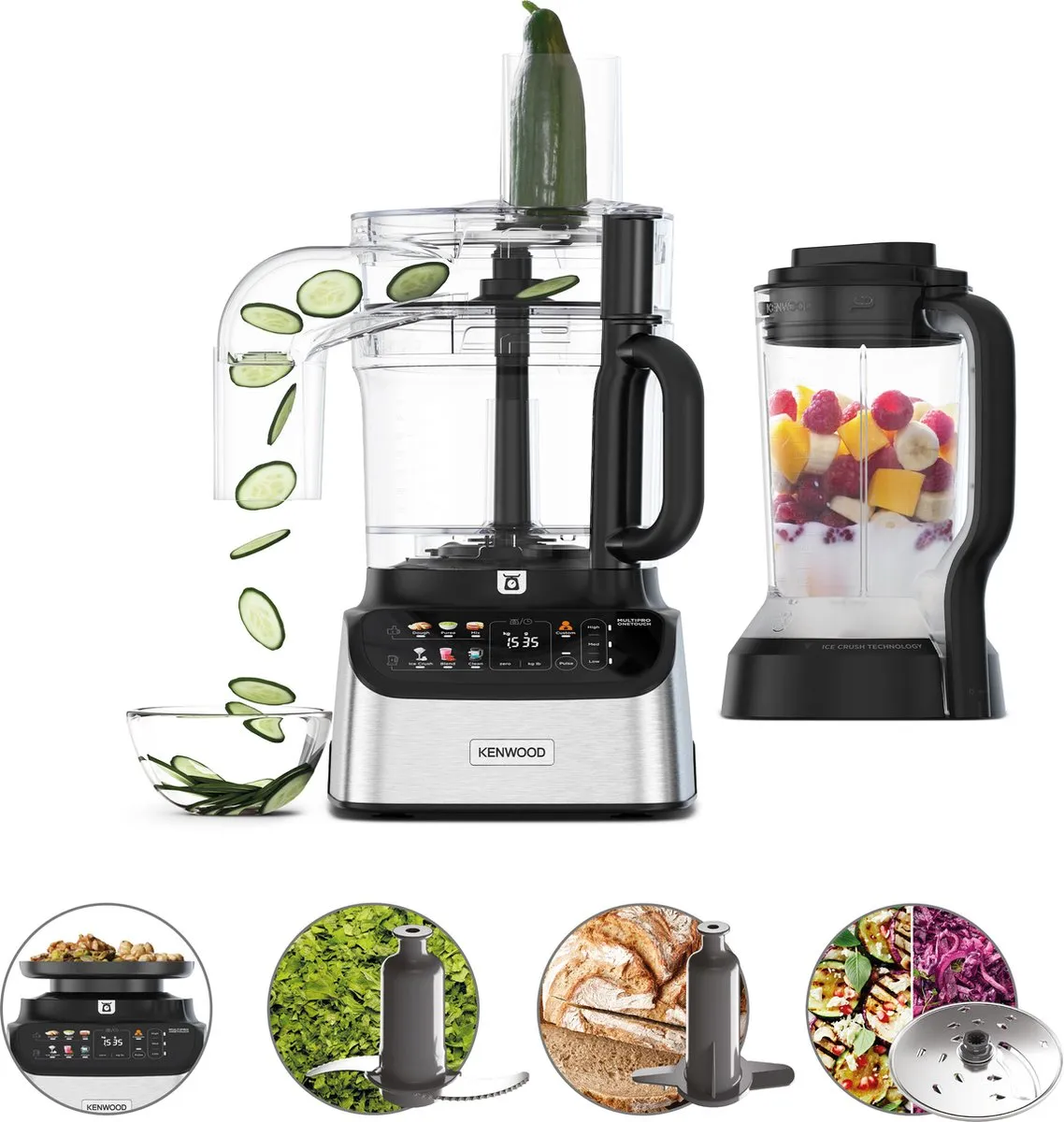 Kenwood FDM73.480SS MultiPro One Touch Foodprocessor