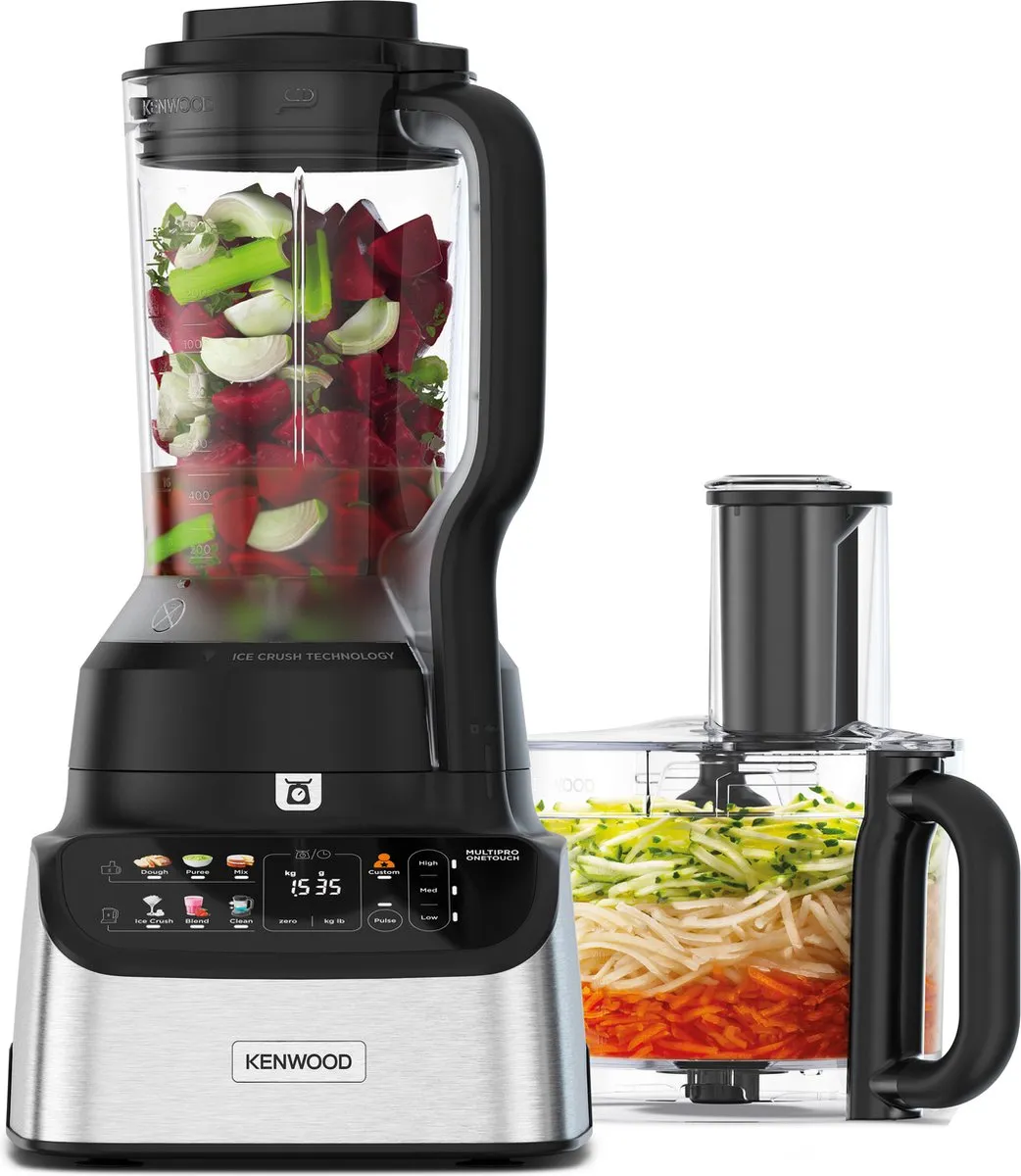 Kenwood FDM73.480SS MultiPro One Touch Foodprocessor - 1000W - Zilver