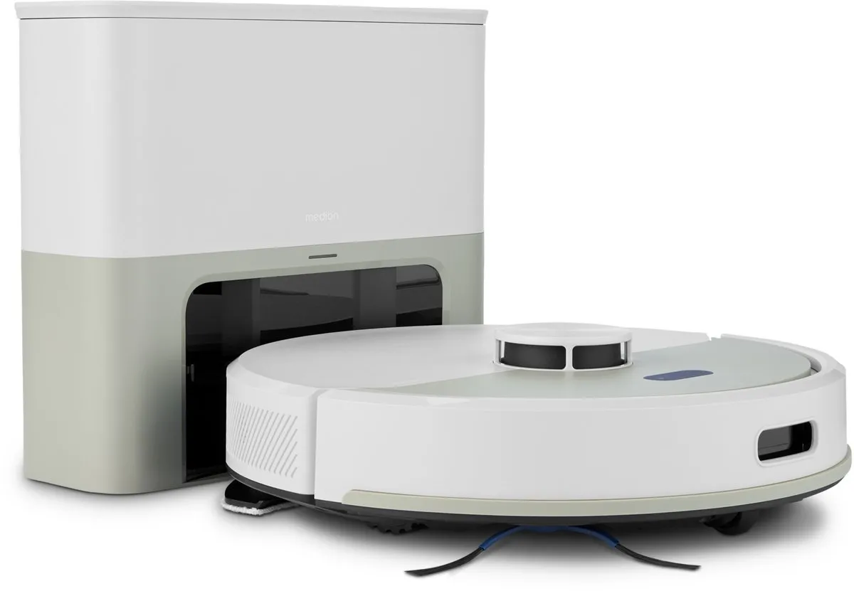 Medion X22 SW+ Stofzuig- en Dweilrobot - 5000Pa - MD100021 - Grijs - afbeelding 6 van 6