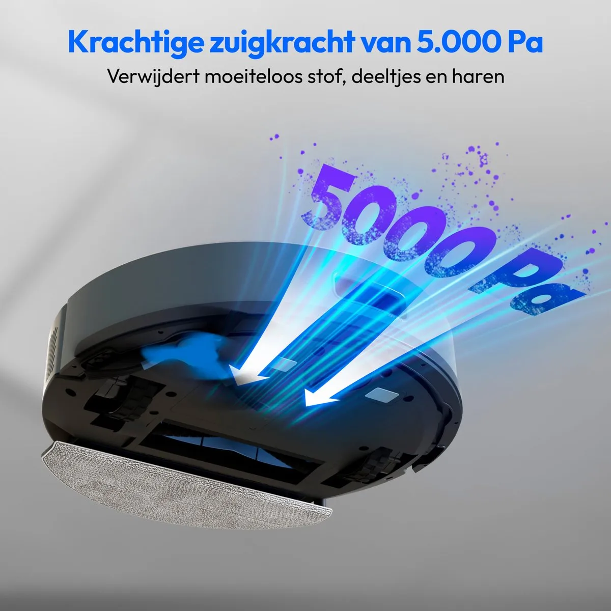 Medion X22 SW+ Robotstofzuiger MD100021 - 5.000 Pa - Blauw