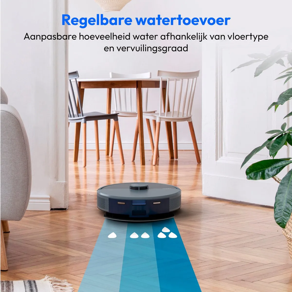 Medion X22 SW+ Robotstofzuiger MD100021 - 5.000 Pa - Blauw