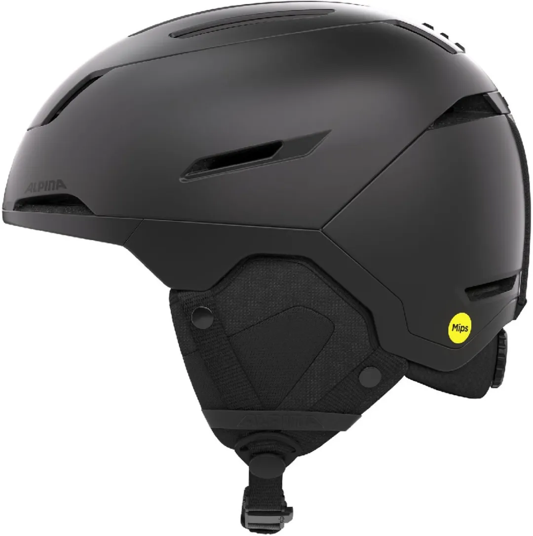 Alpina Versatile Pro Mips Skihelm M - Zwart Matt