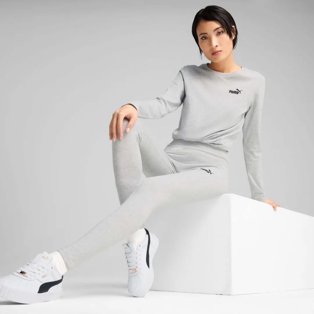 PUMA Ess No.1 Leggings - Grijs - L