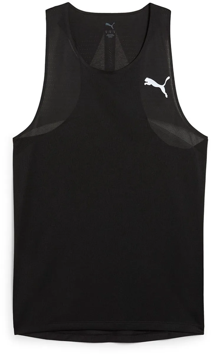 PUMA Raceday Ultraspun Mouwloos T-shirt - Zwart - XL