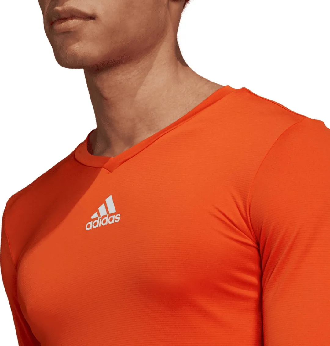 adidas Team Base Tee Primegreen GN7508 - L - Oranje