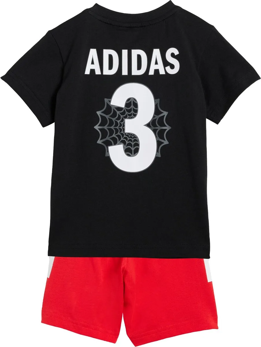 adidas Marvel Spider-Man Joggingpak Kinderen 80 - Zwart