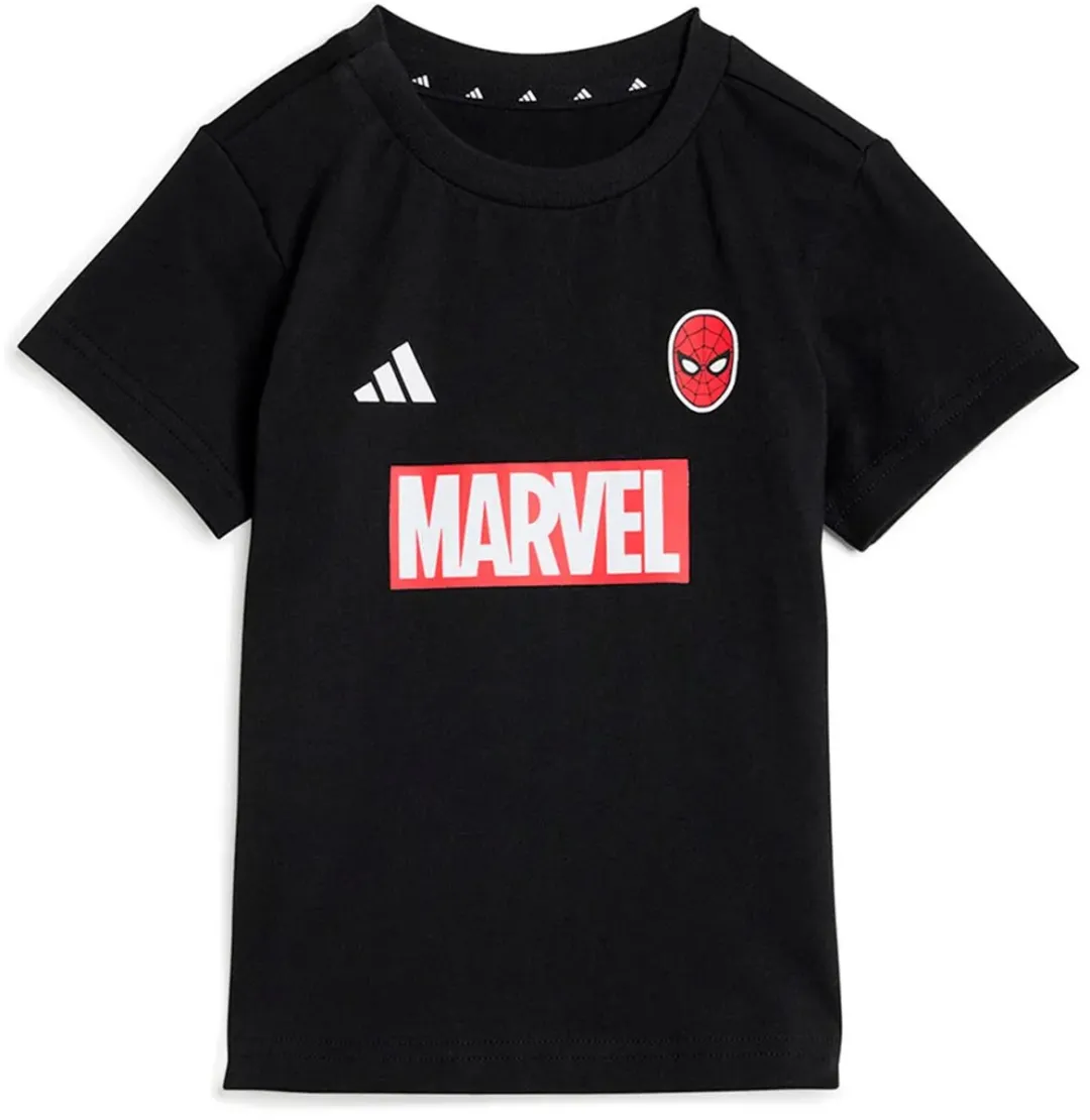 adidas Marvel Spider-Man Joggingpak Kinderen 80 - Zwart