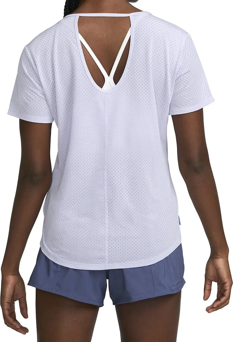 Nike One Dri-FIT Trainingsshirt DX0131-536 - Paars