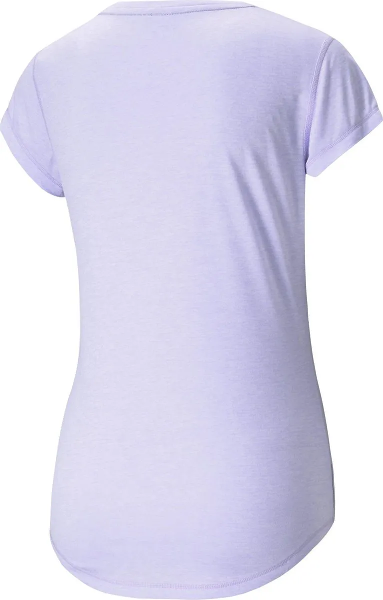 PUMA Train Favorite Heather Cat Tee Sportshirt - S - Wit