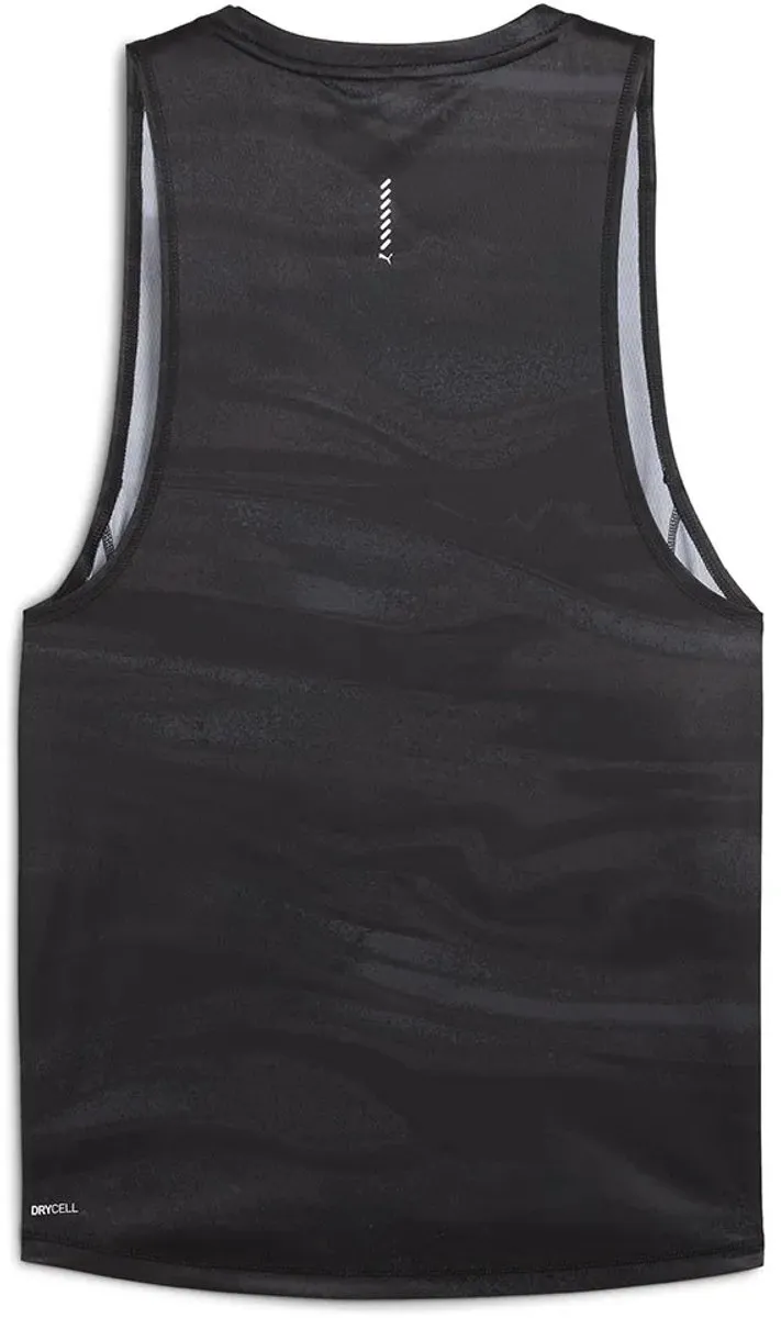 PUMA Velocity AOP Mouwloos T-shirt - 2XL - Zwart