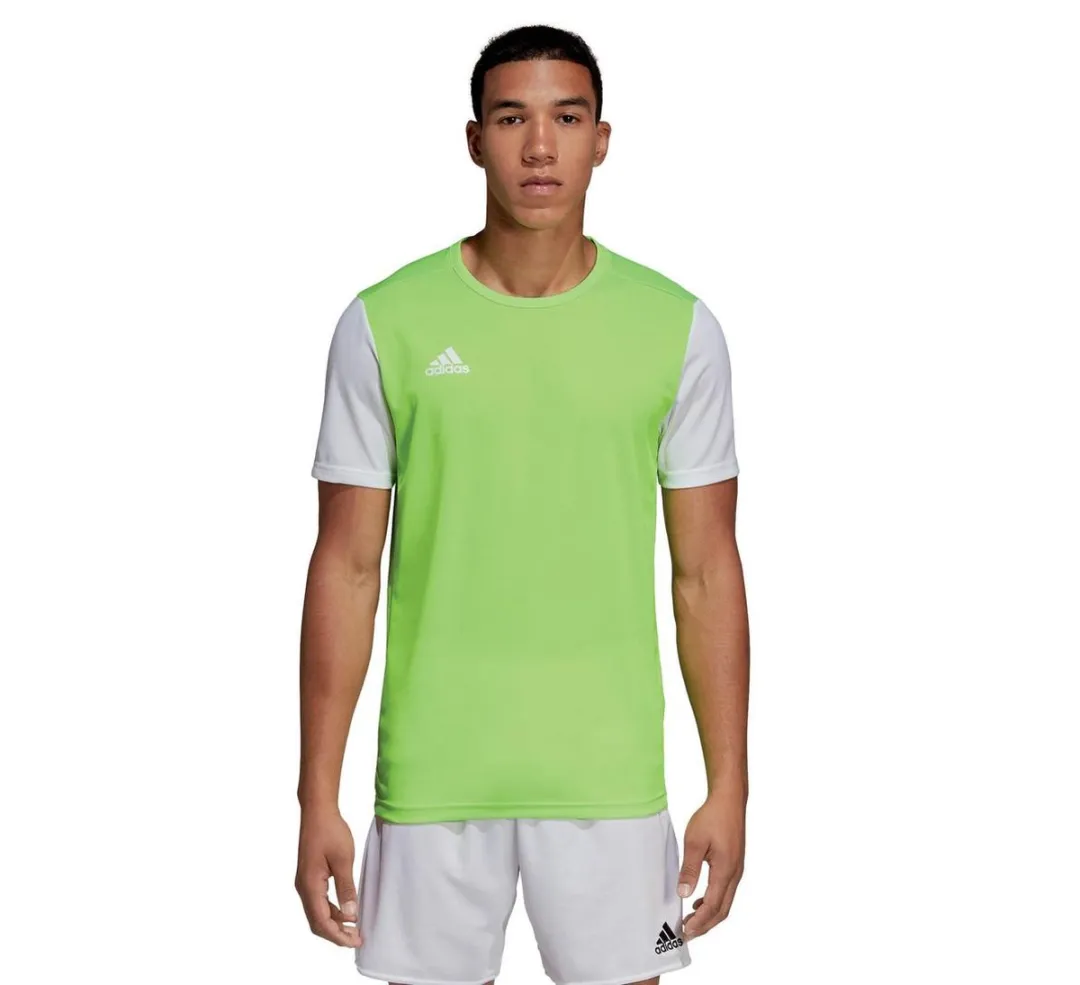 adidas Estro 19 Sportshirt 128 - Lime Groen
