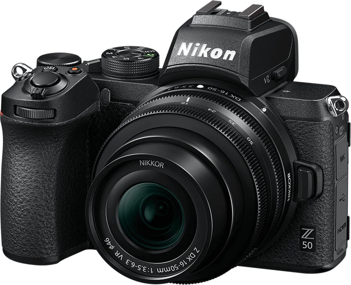 Nikon Z50 systeemcamera + NIKKOR Z 16-50mm lens - Zwart