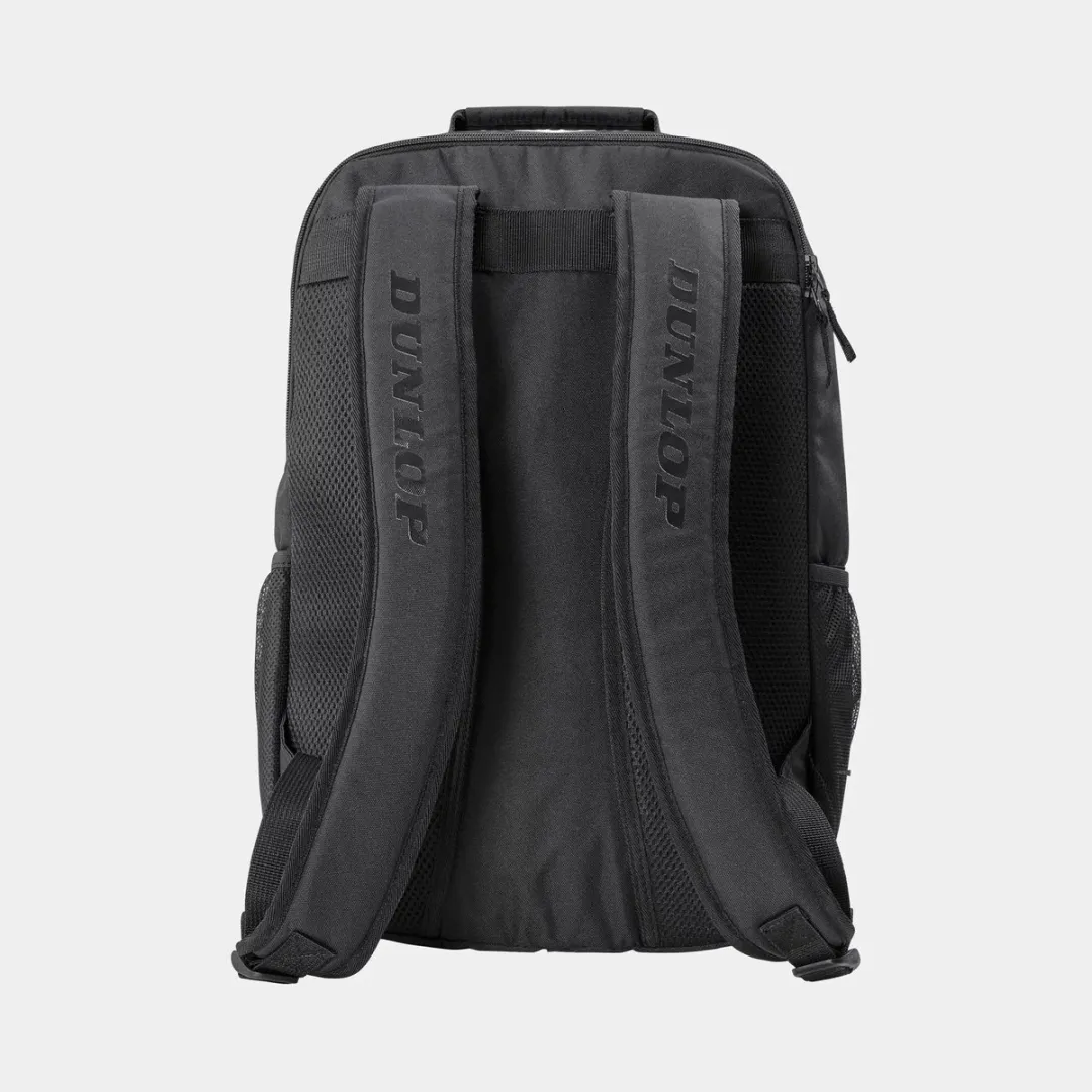 Dunlop Team Rugtas - 30L - 2 Rackets - 4 Accessoirevakken - Zwart