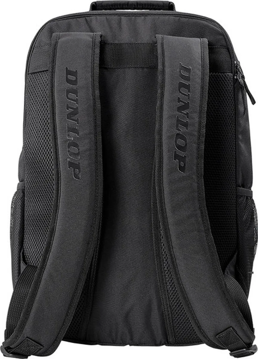 Dunlop Team Rugtas - 30L - 2 Rackets - 4 Accessoirevakken - Zwart