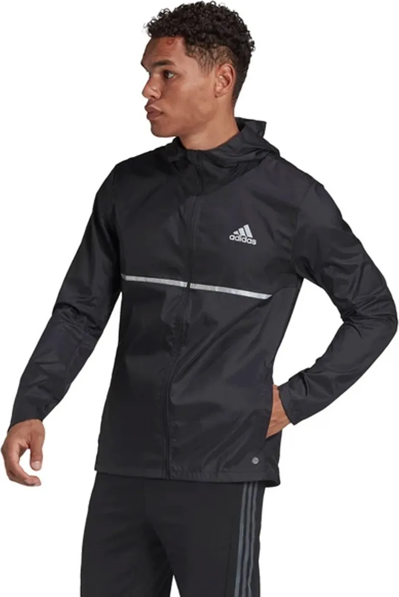adidas Own The Run Jacket M - Zwart