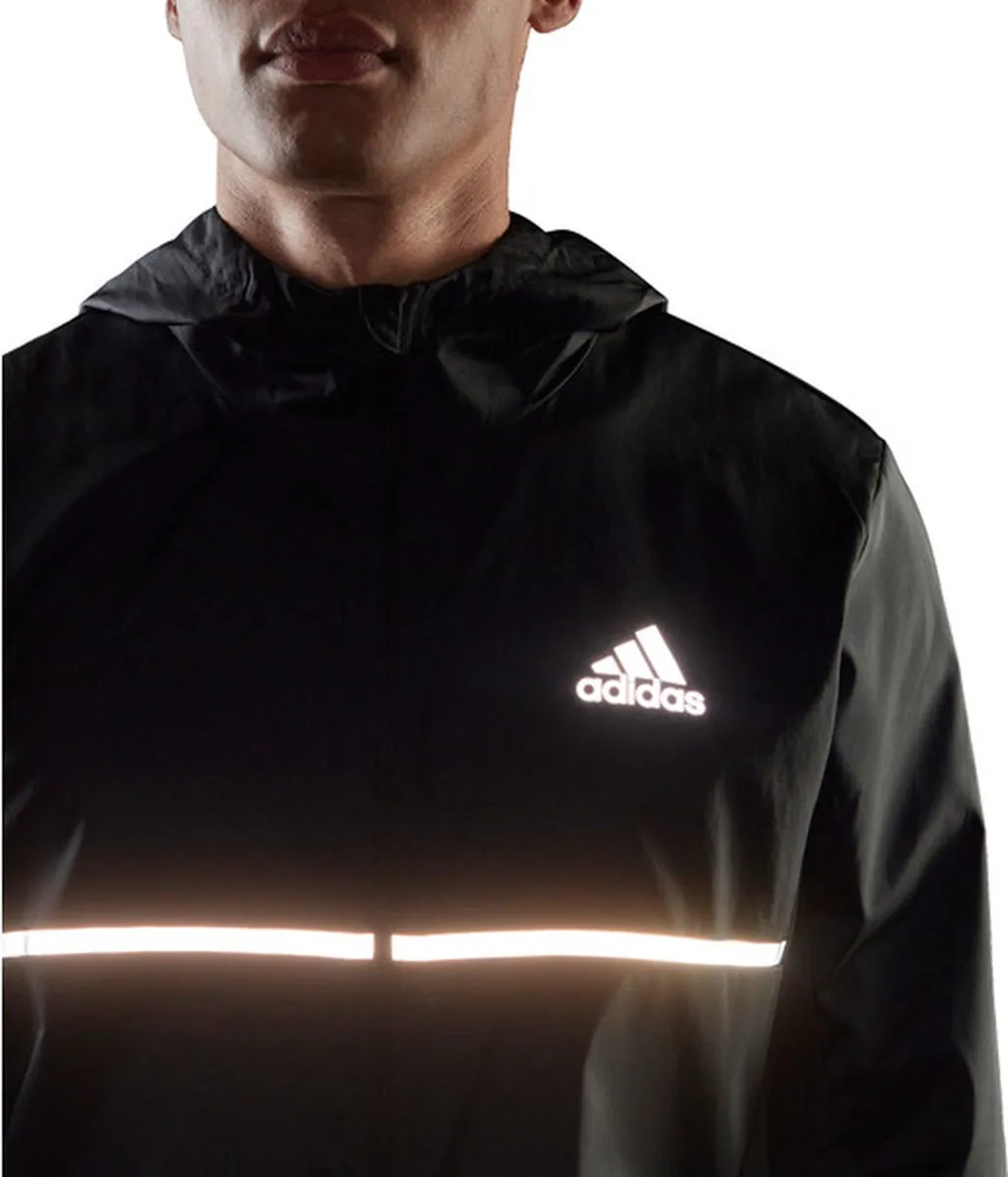 adidas Own The Run Jacket M - Zwart