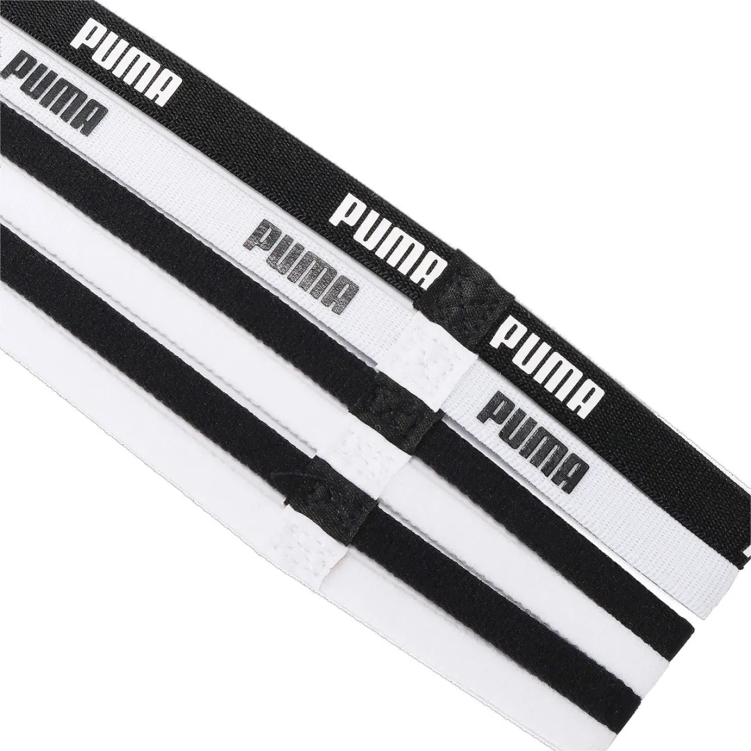 PUMA TR ESS Hairbands Dames Sporthoofdband - Zwart/Wit