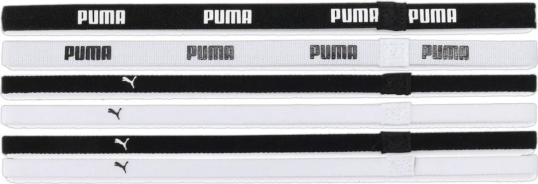 PUMA TR ESS Hairbands Dames Sporthoofdband - Zwart/Wit