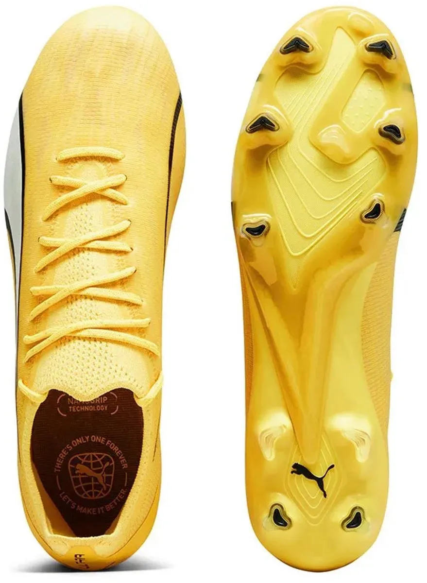 PUMA Ultra Ultimate FG/AG Voetbalschoenen - Geel - Maat 40