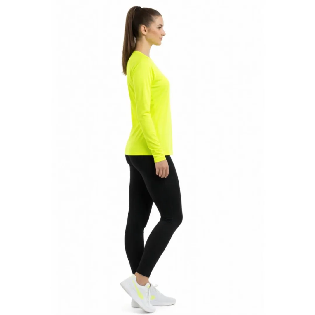 RedParrot Geel Sportshirt Dames Lange Mouwen XXL