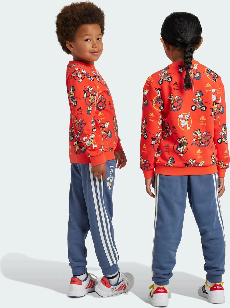 adidas Disney Mickey Mouse Joggingpak IV9625 - 122 - Oranje
