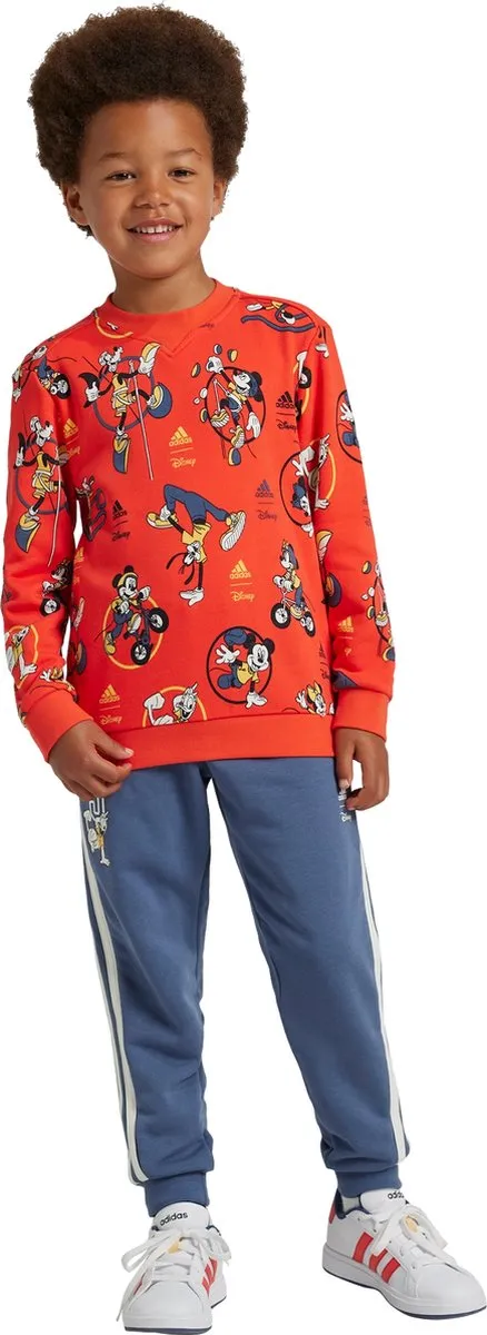 adidas Disney Mickey Mouse Joggingpak IV9625 - 122 - Oranje