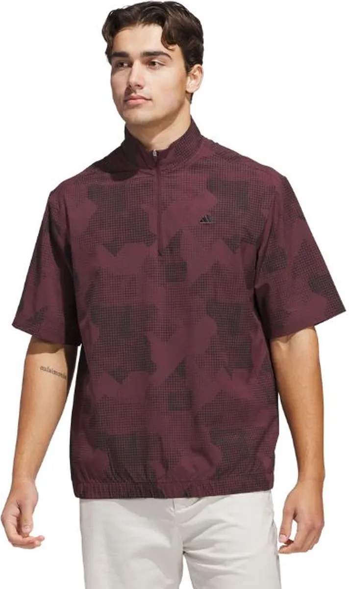 Adidas Heren Windbreaker JF4914 - Bordeaux/Zwart