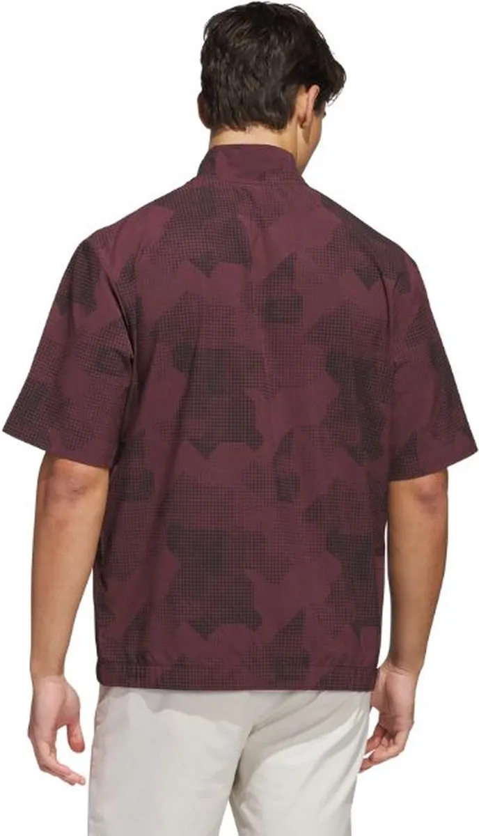Adidas Heren Windbreaker JF4914 - Bordeaux/Zwart