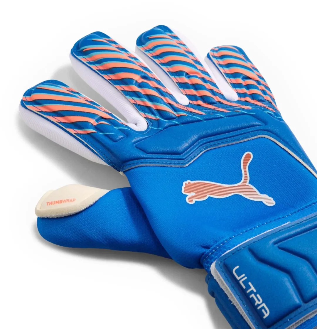 PUMA Ultra Pro JR Keepershandschoenen - Maat 6 - Blauw/Orange