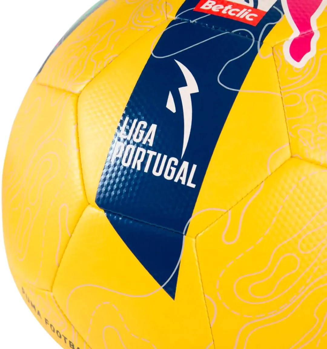 PUMA Orbita Liga Portugal Voetbal 5 - Fluo Yellow/Multicolor