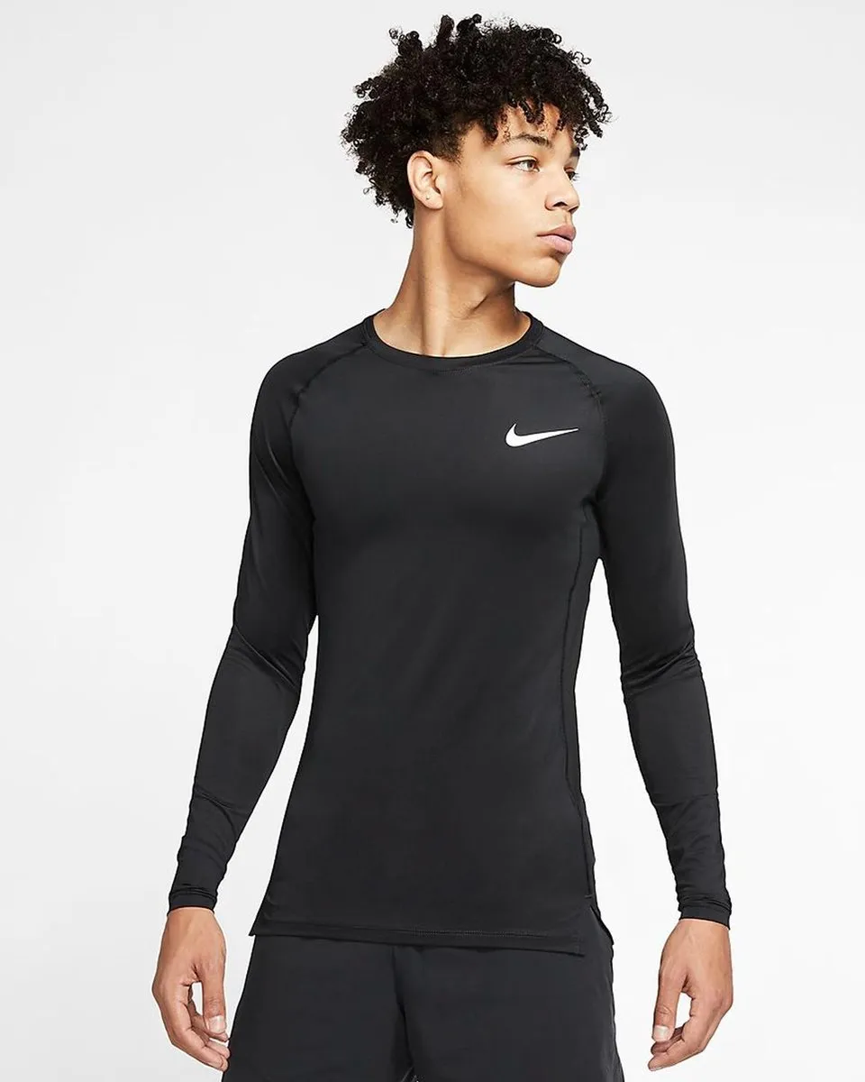 Nike Pro 4 BV5588-010 Compressie Sportshirt - XXL - Zwart