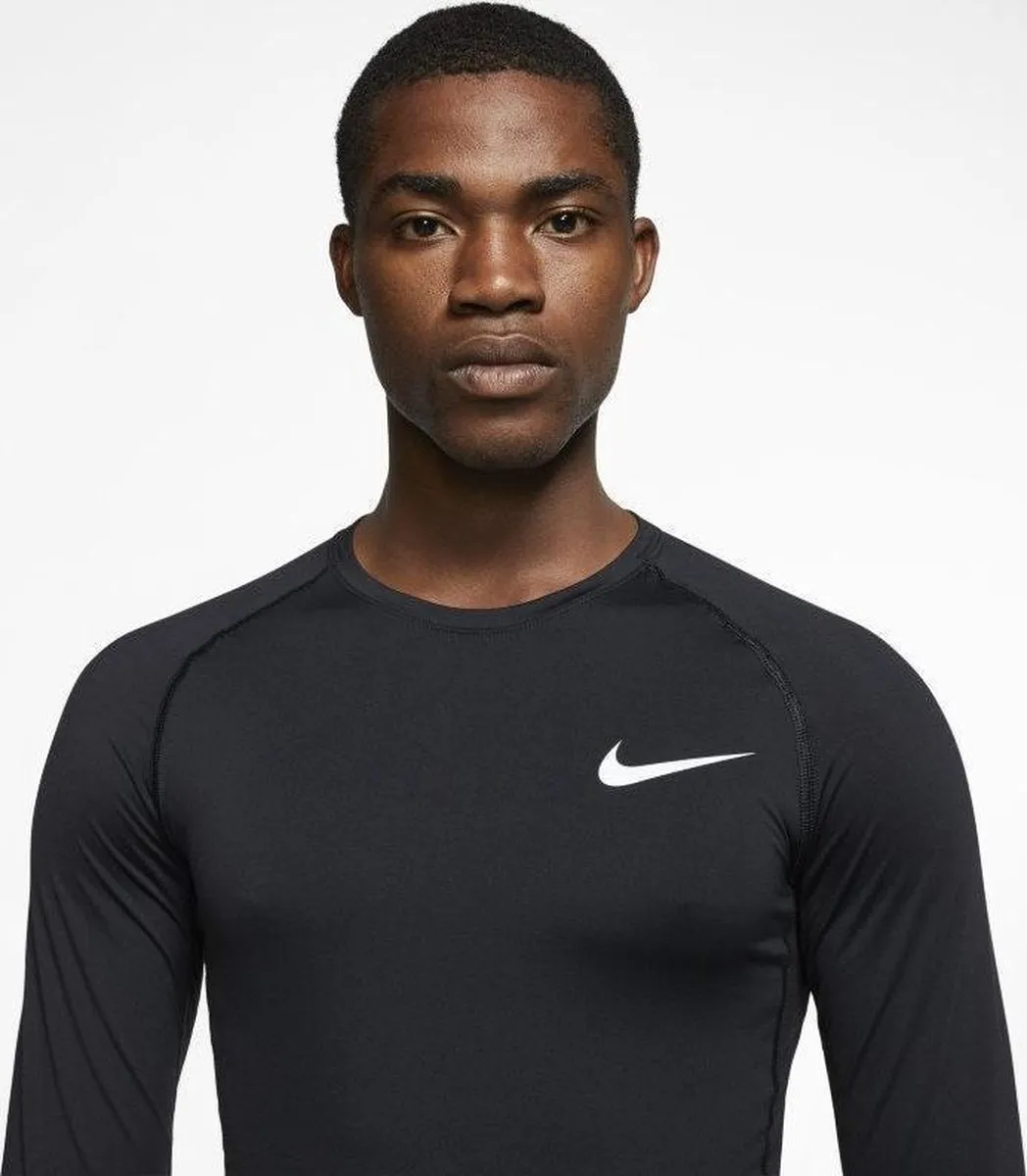Nike Pro 4 BV5588-010 Compressie Sportshirt - XXL - Zwart