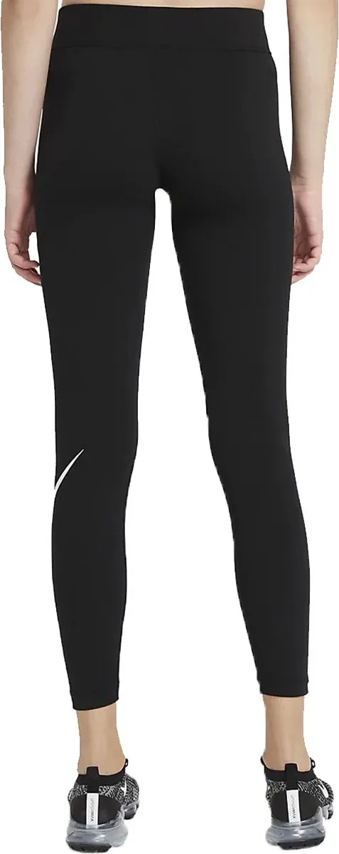 Nike Sportswear Essential Swoosh Dames Sportlegging XS - Zwart